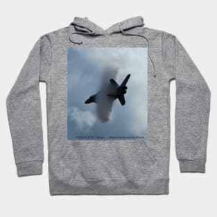 F/A-18 Super Hornet High-speed pass vapor cloud 4 Hoodie